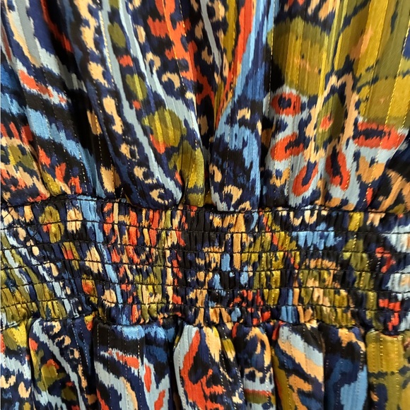 Halogen Multicolor Paisley Print Dress L - Picture 4 of 8